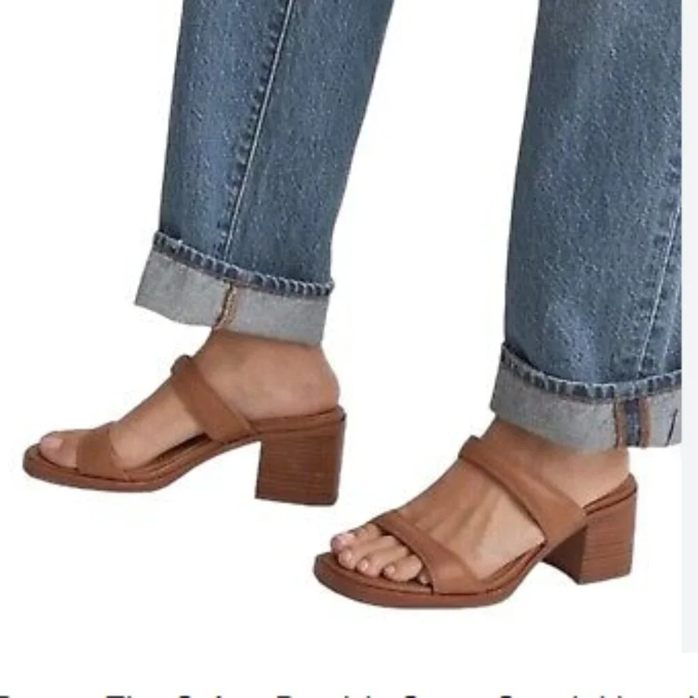 Madewell Tan Leather Sandals